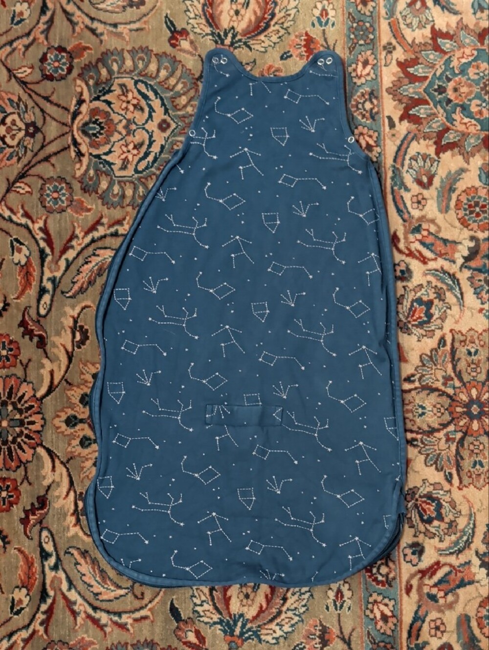 Woolino 4 Season Wool Sleep Sack 2-24 Months - Navy Constellation - Picture 6 of 6